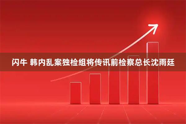 闪牛 韩内乱案独检组将传讯前检察总长沈雨廷