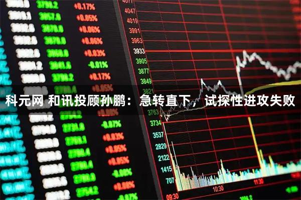 科元网 和讯投顾孙鹏：急转直下，试探性进攻失败