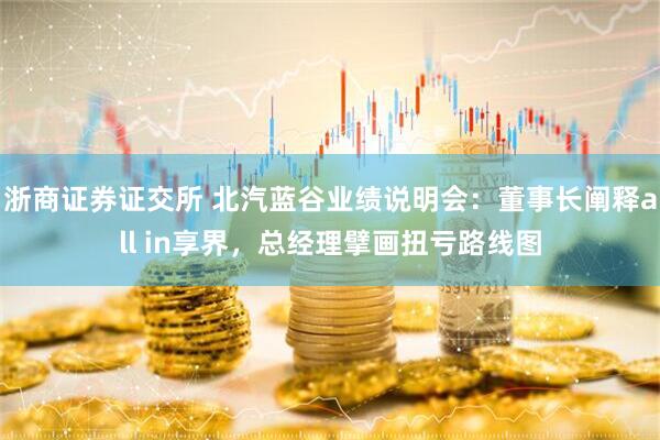 浙商证券证交所 北汽蓝谷业绩说明会：董事长阐释all in享界，总经理擘画扭亏路线图